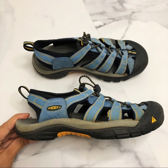 keen blue sandals